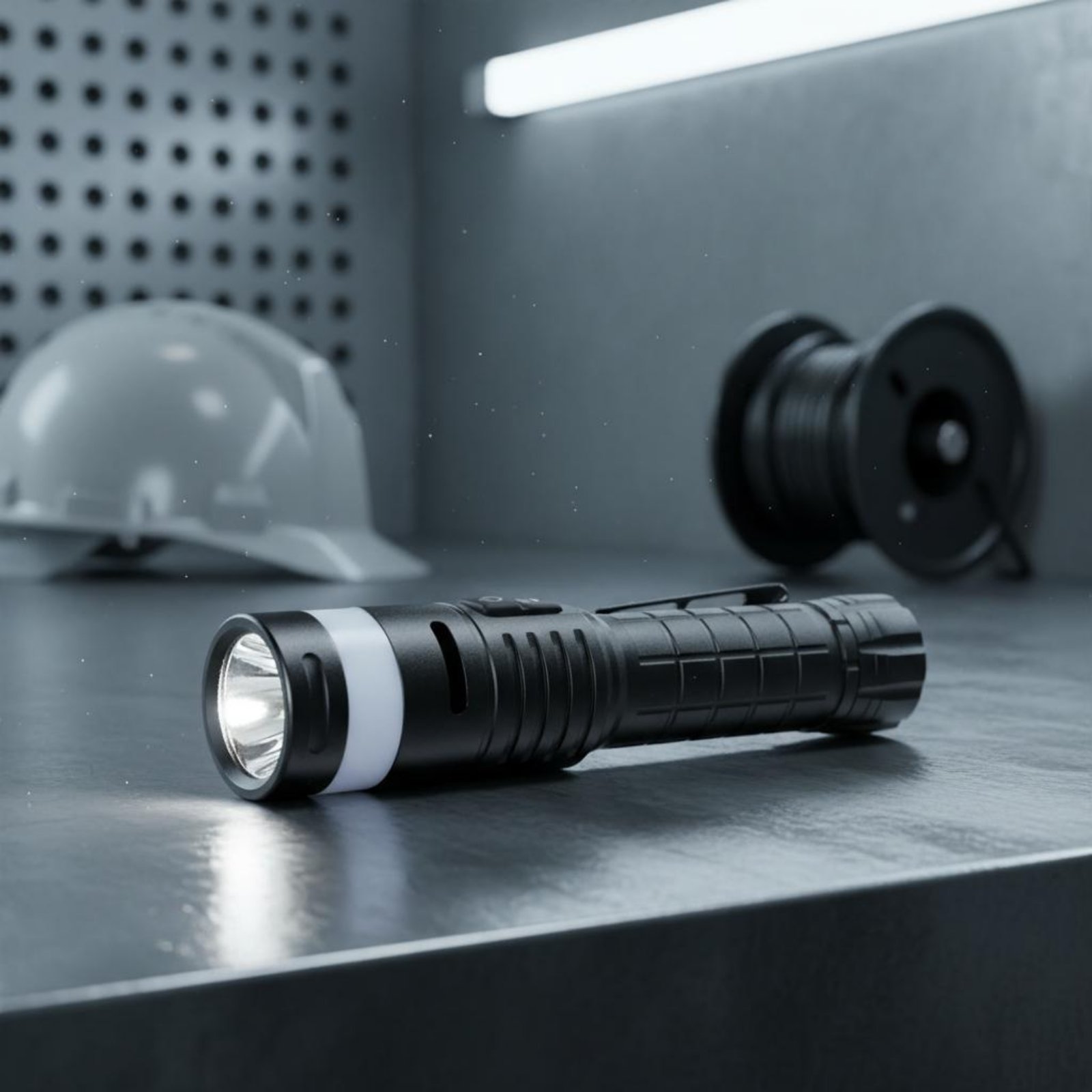 Power Bank - Multifunction Flashlight Blast-resistantProof Aluminum LED Flashlight