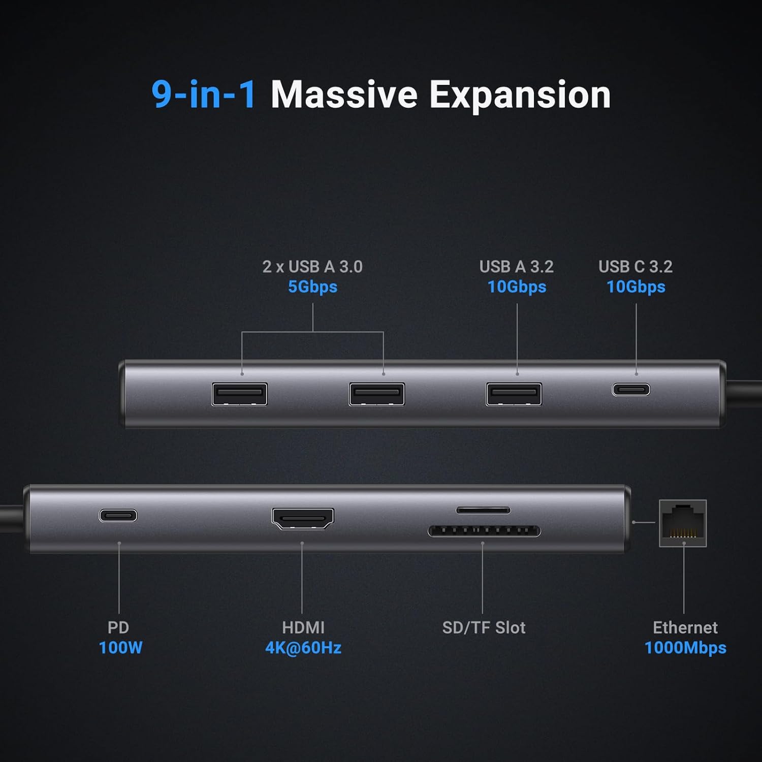 UGREEN Revodok Pro 109 USB C H - Usb Hub 评论和价格