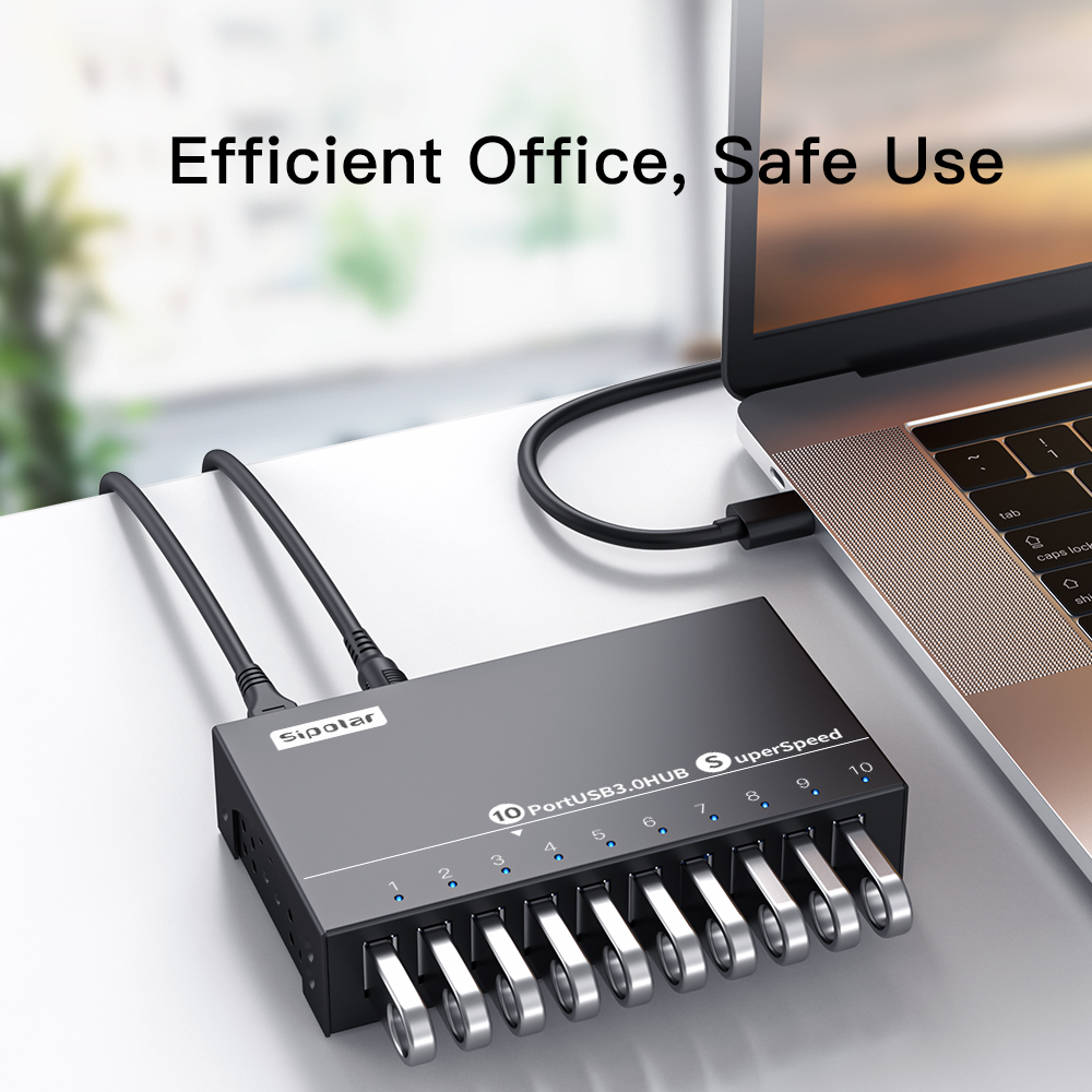 A103 Sipolar  10 Port   Usb Hu - Usb Hub 评论和价格
