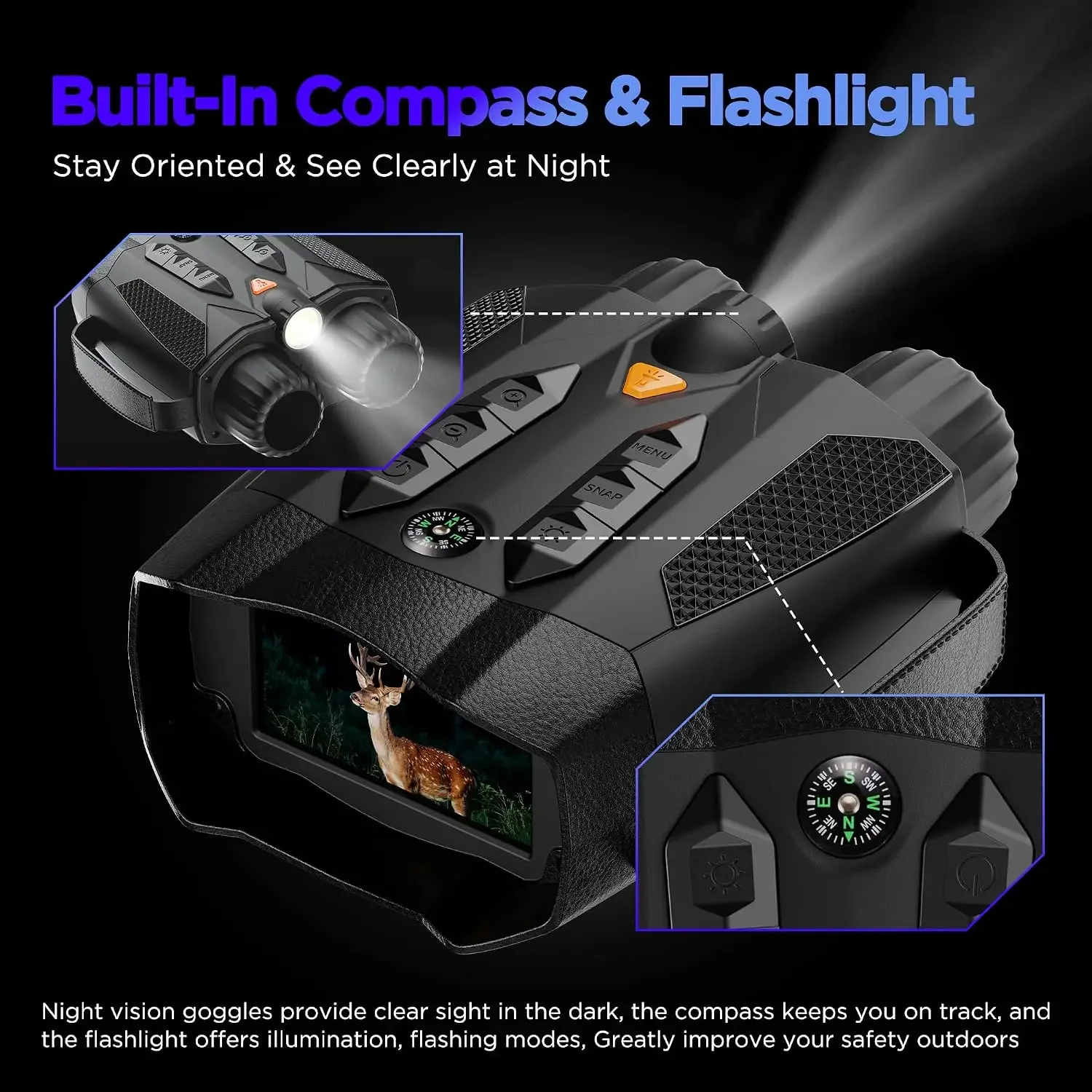 Night Vision Goggles for Adult - Electronics Gadgets For Gift 评论和价格