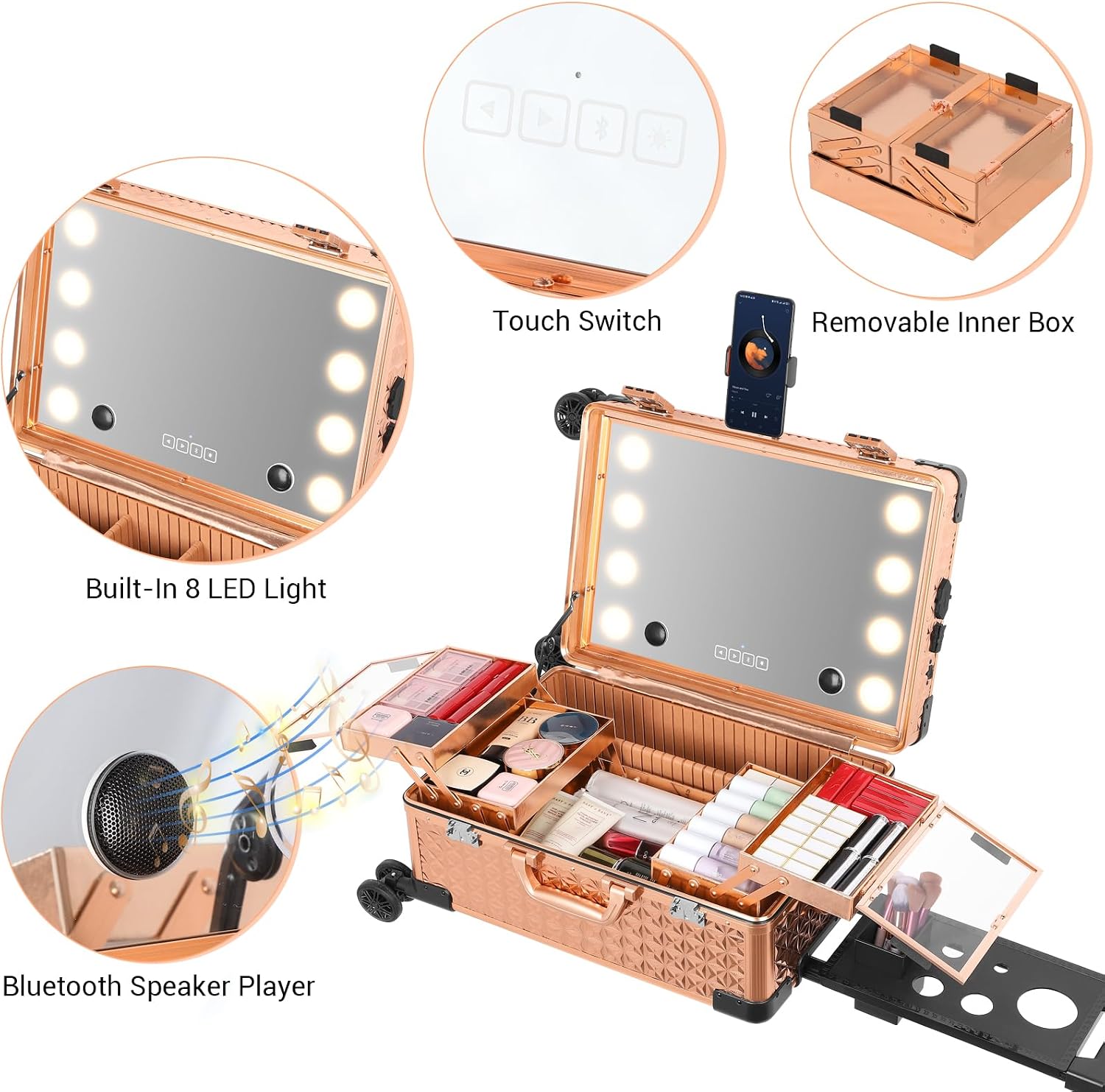 Mirror and Bluetooth Speaker P - Bluetooth Speaker 评论和价格