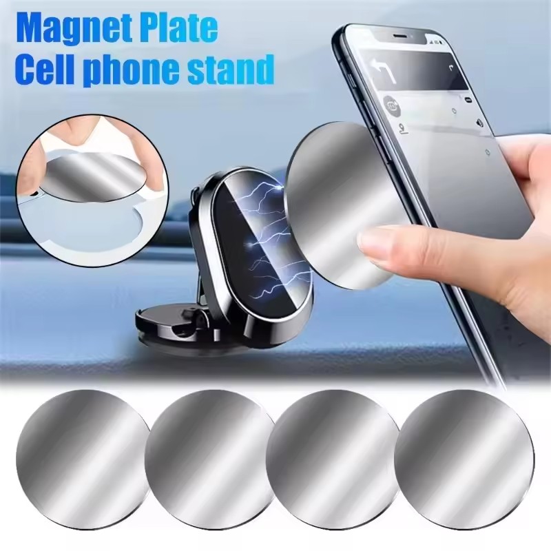 1/50Pcs Magnetic Metal Plate F - Phone Holder 评论和价格