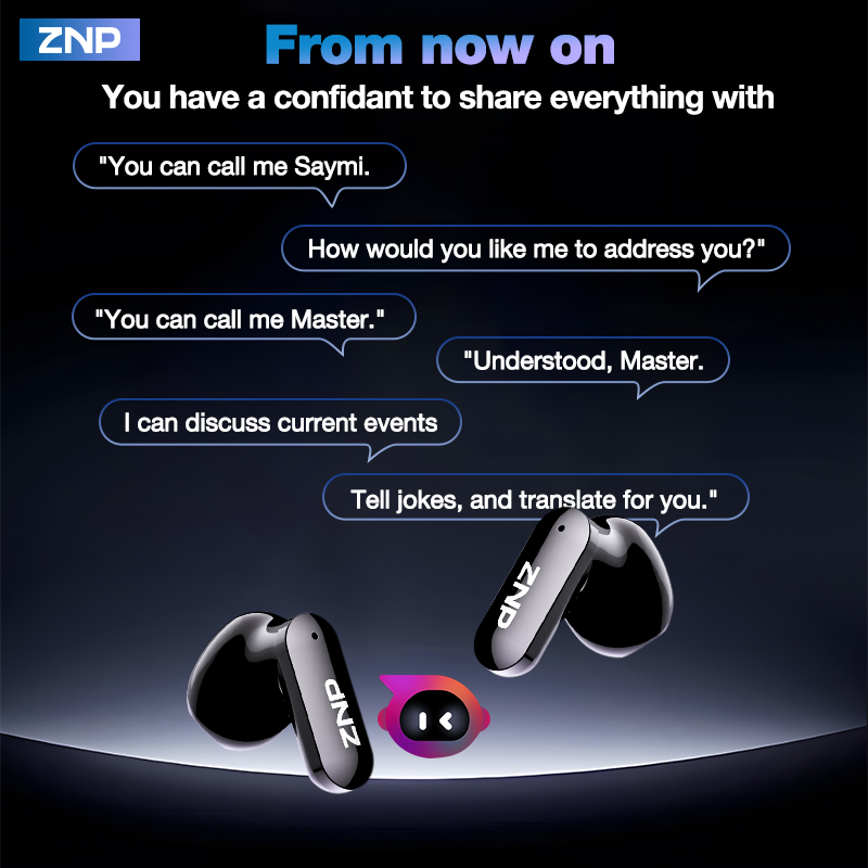 2026 Latest ZNP Wireless AI Tr - Headphones Wireless 评论和价格