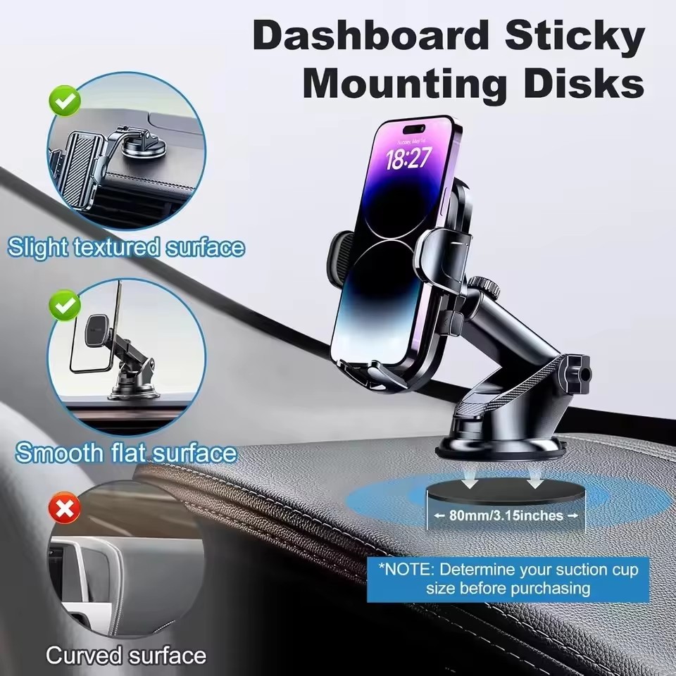 1/10pcs Car Phone Holder Stick - Phone Holder 评论和价格