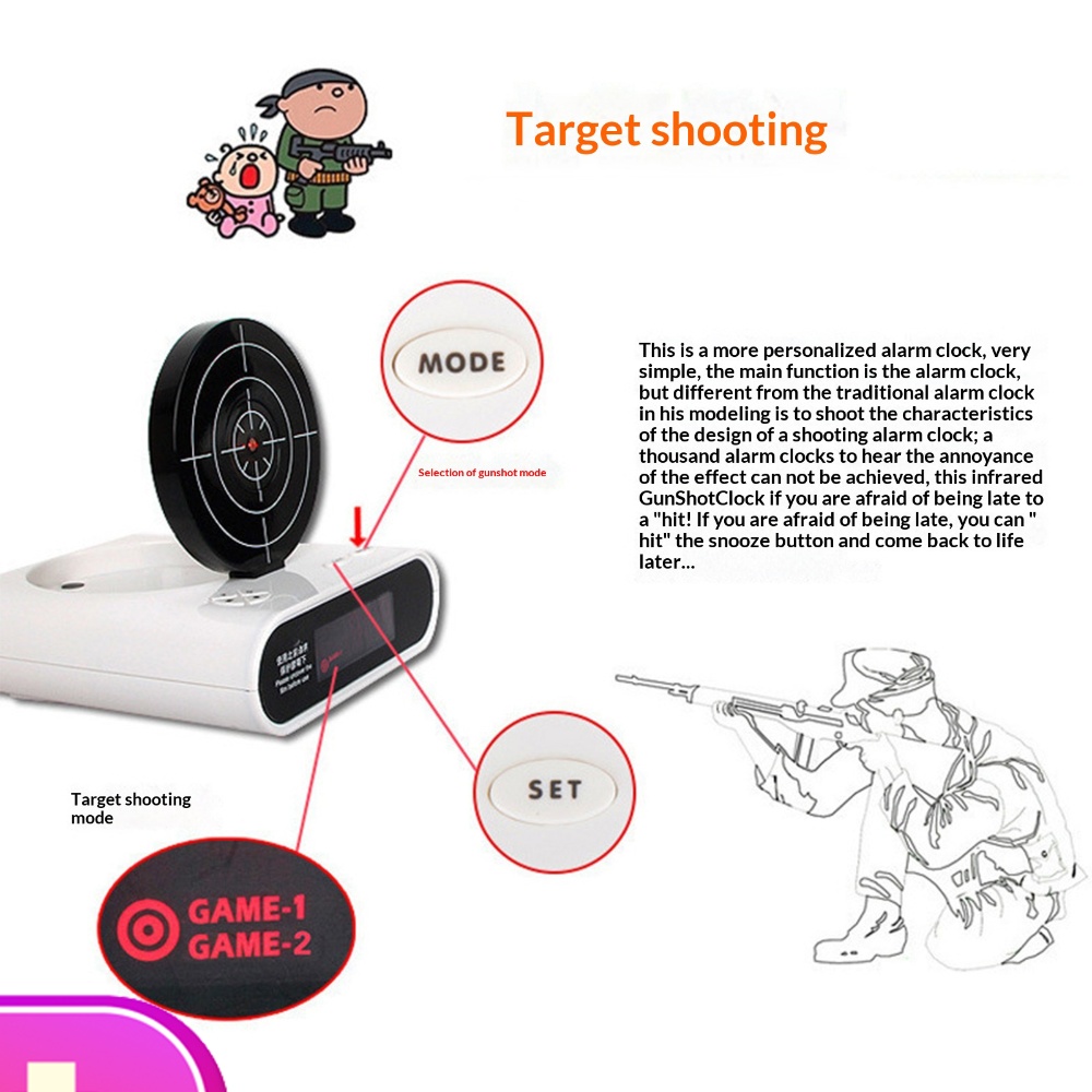 Electronics Desk Clock Creativ - Electronics Gadgets For Gift 评论和价格