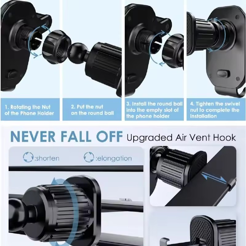 Universal Car Hook Base Phone  - Phone Holder 评论和价格