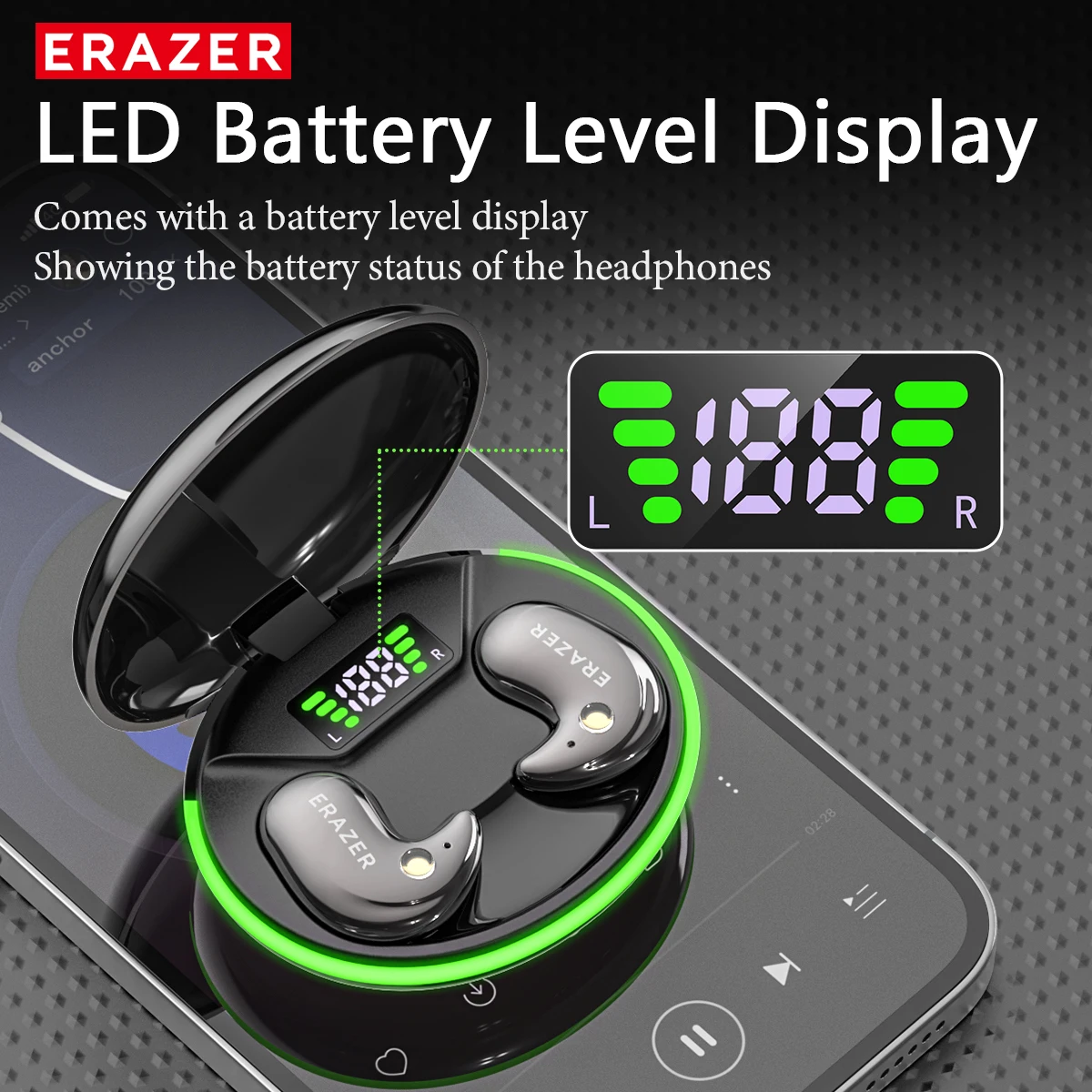 EARZER XF58 In-Ear Bluetooth H - Headphones Wireless 评论和价格