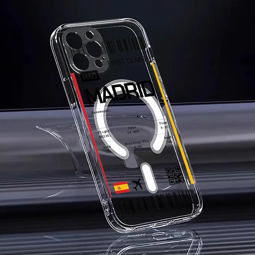 Travel Plane Ticket Spain Phon - Wireless Charger 评论和价格