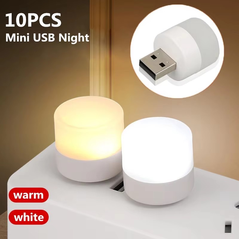 1/10Pcs Mini USB Night Light W - Usb Hub 评论和价格