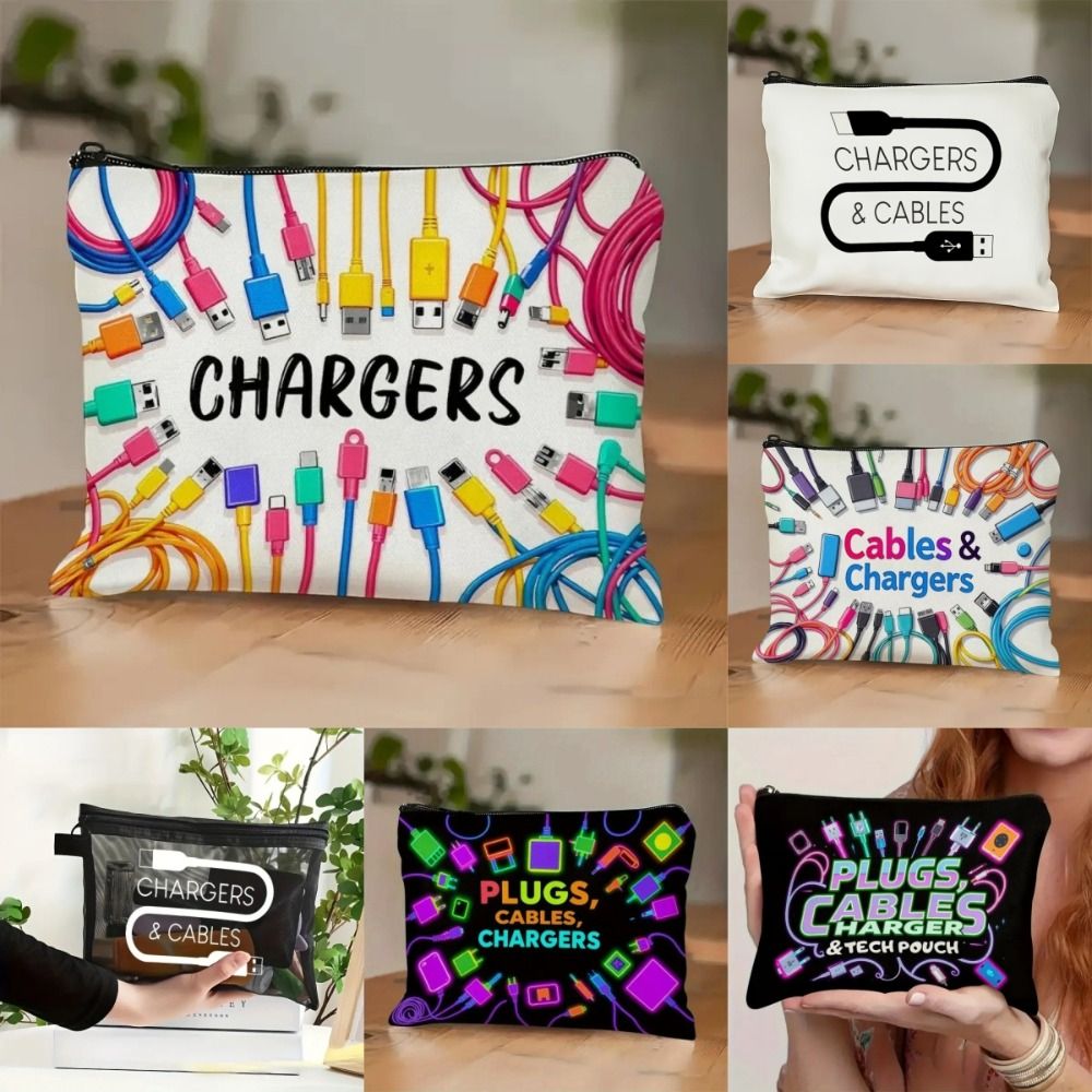 New Canvas Charger Storage Pou - Cable Organizer 评论和价格