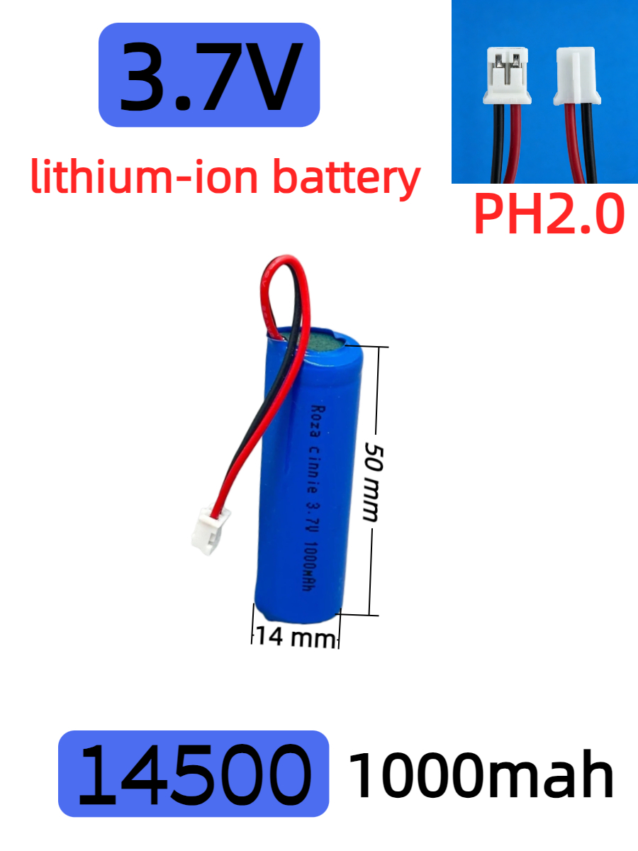 14500 1000mAh 3.7V Rechargeabl - Electronics And Gadgets Ce 评论和价格