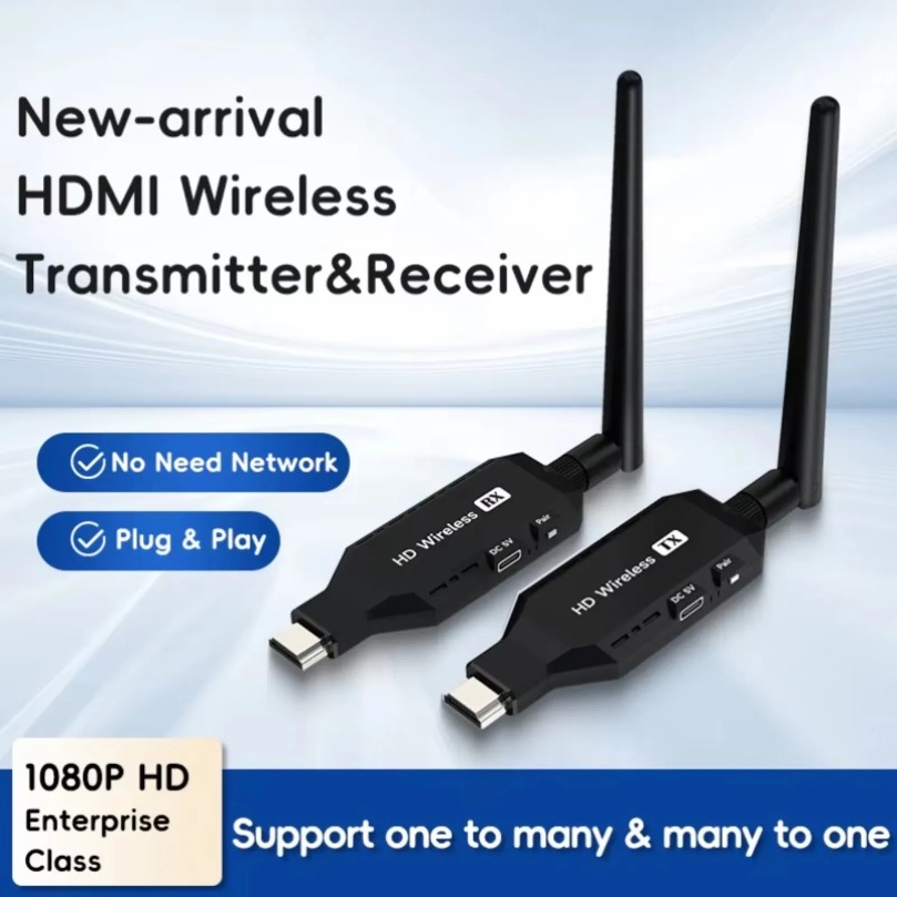50M 1080P Wireless HDMI-Compat - Hdmi Adapter 评论和价格
